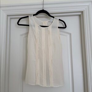 Banana Republic Off-White Sleeveless Top